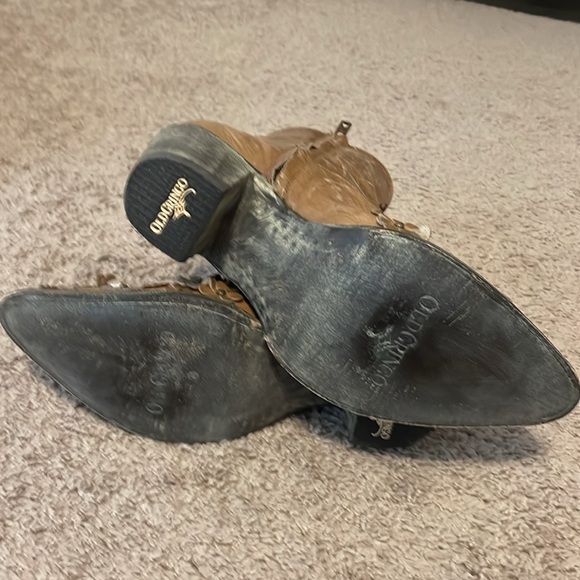 Brown Floral Embellished Ankle Boots by old gringo - Picture 6 of 6